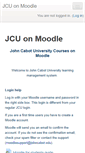 Mobile Screenshot of moodle.johncabot.edu